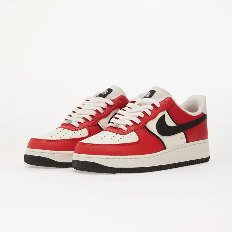 Nike Air Force 1 07 LV8 University Red Black Sail