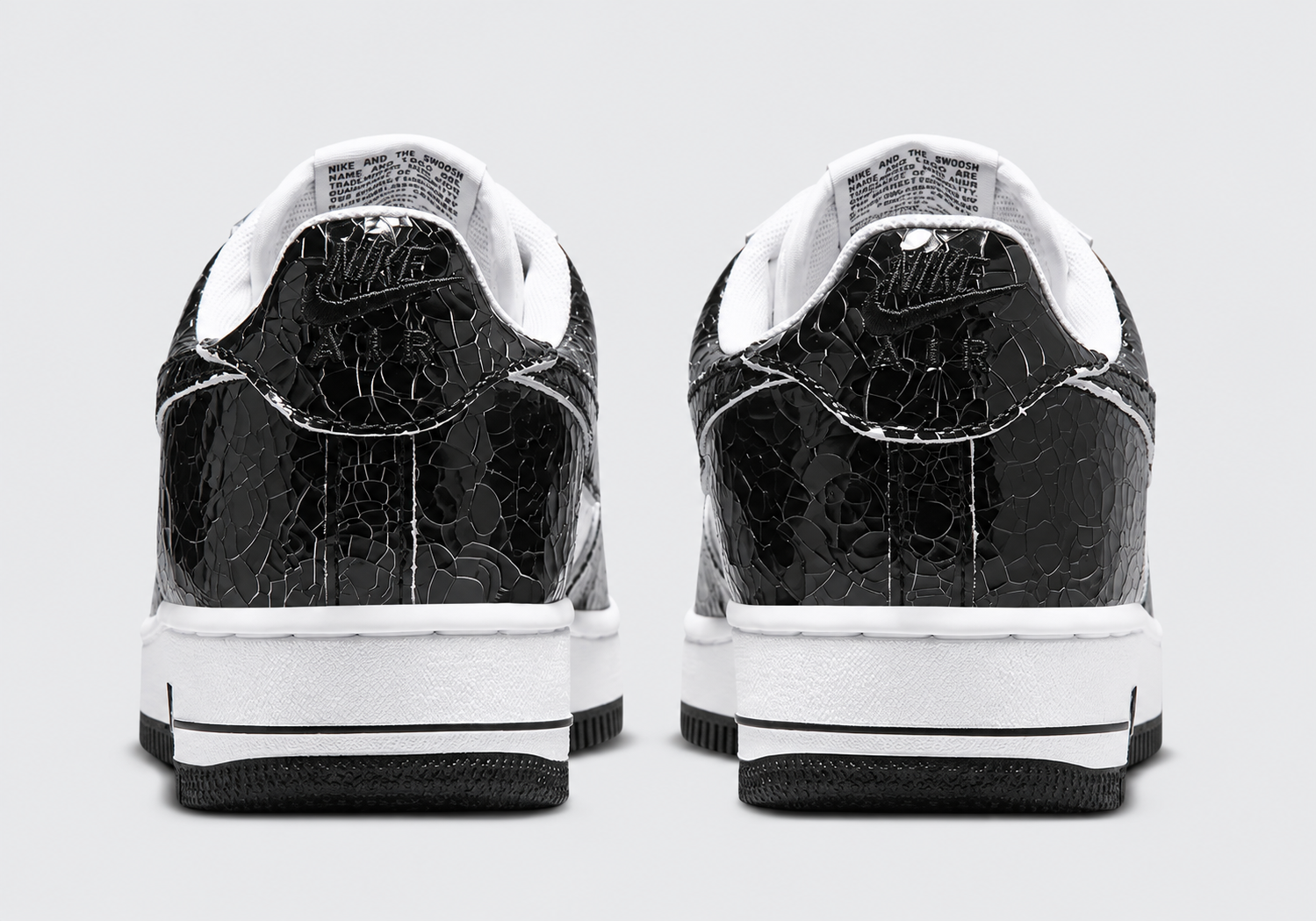 Nike Air Force 1 ’01 Cracked Leather heel detail