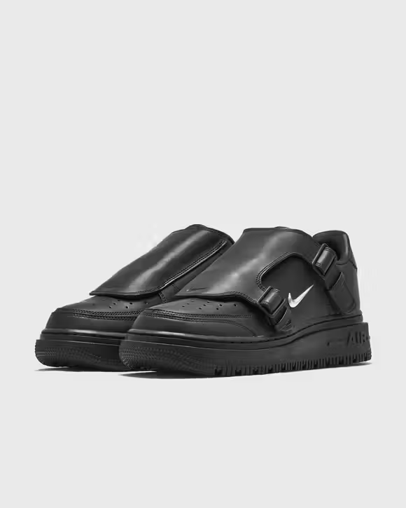 Nike Air Force 1 Luxe black with buckle closure