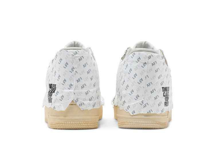 Rear view of the Nike Air Force 1 Keep Em Fresh