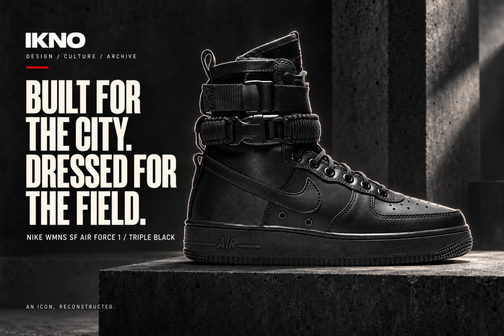 IKNO SF Air Force 1 Triple Black editorial cover