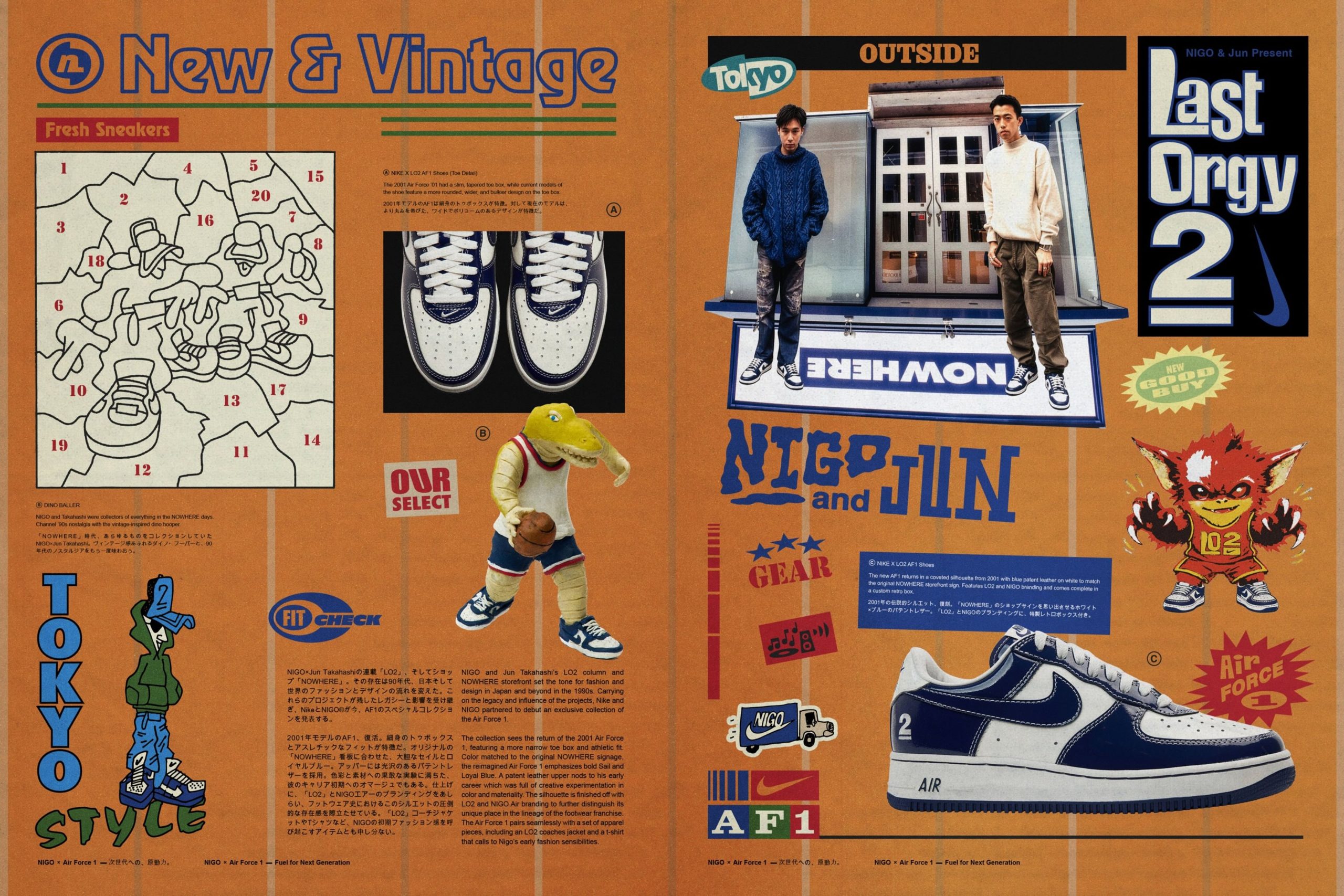 NIGO LO2 Air Force 1 in Sail and Loyal Blue