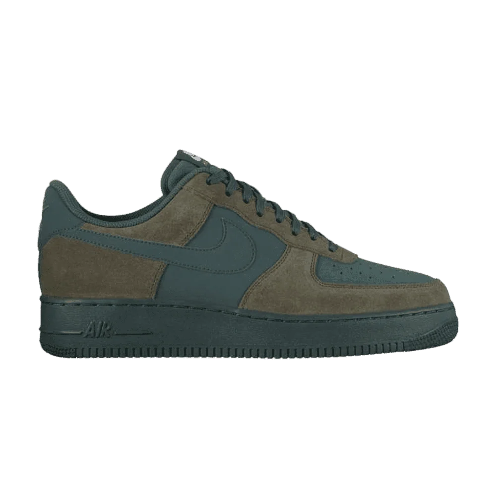 Nike Air Force 1 River Rock with dark green and brown panels